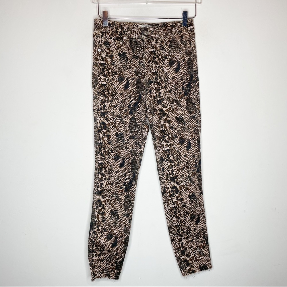 We The Free Leopard Print High Waisted Skinny 28